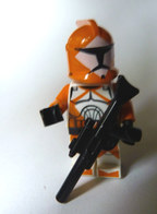 FIGURINE LEGO STAR WARS - BOMB SQUAD TROOPER Sw299 2011 ORANGE (1) - MINI FIGURE Légo - Figures