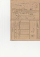 CARTE QUITTANCE ASSURANCE OBLIGATOIRE -ALSACE LORRAINE -MAIRIE DE HUSSEREN -WESSERLING-1923 - Other & Unclassified