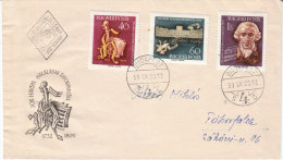 Ungarn 1959 MiNr. 1618/1620  FDC ;  Joseph Haydn - Cartas & Documentos