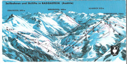 Österreich - A-5640 Badgastein - Bad Gastein - Seilbahnen Und Skilifte - Skipisten - Ski - Map - Bad Gastein