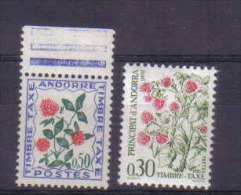 Andorre Taxe 52 Et 55 Qualité ** Les 2 Tp  TB.  Voir Le Scan. - Unused Stamps