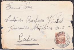 PORTUGAL - 1931,  Lusíadas.  Dent. 14,  50 C.  ( CARTA DE 1943 )   (o)  MUNDIFIL  Nº 522 - Briefe U. Dokumente