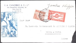 PORTUGAL - 1935 -1941, Tudo Pela Nação, $40/Correio Aéreo-1936-1941,1$75,  (CARTA DE 1939)   (o)  MUNDIFIL  Nº 571/2 - Briefe U. Dokumente