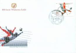 Poland 2010 - 100 Years Of Widzew Łódź First Day Cover - Club Mitici