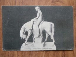 39388 POSTCARD: WARWICKSHIRE: COVENTRY: Lady Godiva's Equestrian Statue. - Coventry