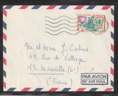 Polynésie Lettre Par Avion De  1968 Vers  Marseille - Lettres & Documents