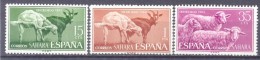 1962. Spanish Sahara, Animals, 3v, Mint/** - Sahara Spagnolo