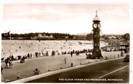 DORSET - WEYMOUTH - THE CLOCK TOWER AND PROMENADE RP Do365a - Weymouth