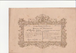 BULLETIN DE REMISE DE PRIX - LYON ECOLE DE GARCONS PAROISSE D'AINAY- 1923 - Diploma & School Reports