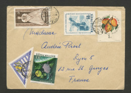 HONGRIE - TIMBRES SUR LETTRE OBLITÉRATION DE BUDAPEST DU NOV ? - Poststempel (Marcophilie)