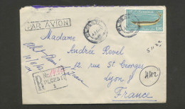 ROUMANIE - TIMBRES SUR LETTRE OBLITÉRATION DE PLOESTI DU 8/8/62 - Marcofilie