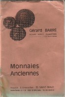 CATALOGUE GERARD BARRE FIN D ANNEE 1978            TDA42A - Livres & Logiciels