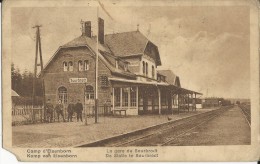 Camp D'Elsenborn    La Gare De Sourbrodt;  1923  (hoekje Af) - Elsenborn (camp)