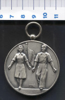 Medaille G.o.g Dag 1961 Zilver ( 2 ) - Andere & Zonder Classificatie