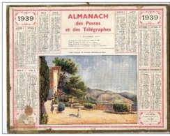 Almanach Des Postes Et Télégraphes - 1939 Département Aude - Big : 1921-40