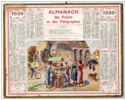 Almanach Des Postes Et Télégraphes - 1939 Département Aude - Tamaño Grande : 1921-40