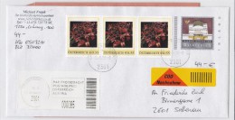 1309p: Personalisierte Marke Aus Österreich "Brombeere" Als Reko- Nachnahme Gest. 11.05.2004 PA 2301 Groß Enzersdorf - Timbres Personnalisés