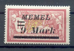 Memel 93II LUXUS**POSTFRISCH 7EUR (N0244 - Memel (Klaipeda) 1923