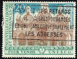 NEW CALEDONIA 20 FRANCS UNESCO POUR VENISE SET OF 1 USED 1972 SG497 READ DESCRIPTION !! - Oblitérés