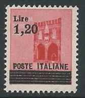 1945 LUOGOTENENZA SOPRASTAMPATO 1,20 LIRE MNH ** - SV10-9 - Mint/hinged