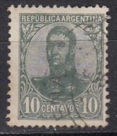 Argentina, 1908/09 - 10c San Martın - Nr.151 Usato° - Gebraucht