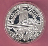 NEDERLAND 25 ECU 1993 MAASTRICHT SILVER PROOF - Andere & Zonder Classificatie