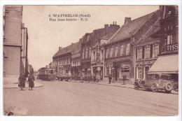 Wattrelos (59) - Rue Jean-Jaurès - Commerce - Café - Automobile. B. état - Wattrelos