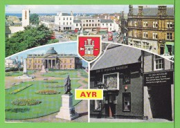 AYR / Carte écrite / Card Written On 1992 - Ayrshire