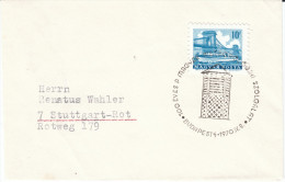 Ungarn 1970  Sonderstempel  " 100 Jahre Ungarische Meteorologie " Auf Mini- Briefchen/ Little Cover - Poststempel (Marcophilie)