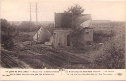 En Gare De NANTHEUIL-le-HAUDOUIN - Les Réservoirs De La Gare Bombardés Par Les Allemands - Nanteuil-le-Haudouin