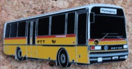 BUS POSTAL JAUNE - PONTRESINA - SETRA S 213 UL -  PTT - SUISSE - POST SCHWEIZ - SVIZZERA - SWITZERLAND - CAR -     (12) - Postes