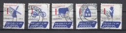 Nederland 2014 NVPH Nr Nr 3150 Tm 3154 Mi Nr 3204 - 3208 Iconen International  Mill, Ship, Bike, Cow, Tulp, House - Oblitérés