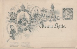 Mercur-Karte 1897 Nicht Gelaufen Ansehen !!!!!!!!!!!!!!!!!! - Posta Privata & Locale