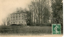 CPA 53 ERNEE CHATEAU DE MONTGUERRE 1908 - Ernee