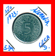 ALEMANIA R.F. MONEDAS DE 5.00 DM -AÑO 1973-CECAS.-D  (  S/C  ) - 5 Marcos