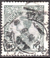 PORTUGAL - 1910,  D. Manuel II, 10 R.  Papel Esmalte  (o)   MUNDIFIL Nº 158 - Used Stamps