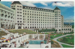 CHATEAU LAKE LOUISE AND SWIMMING POOL BANFF NATIONAL PARK CPA BE CARTE NEUVE - Lac Louise