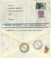 Luftpost Brief  "Air France Bahia" - Bern            1934 - Lettres & Documents