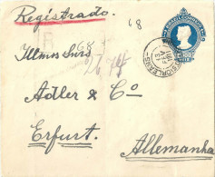R GS   Orleans (S.Catharina) - Erfurt             1911 - Storia Postale