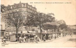 Paris 20 Boulevard De Menilmontant Le Marché N° 2056 - Paris (20)