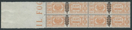 1945 LUOGOTENENZA PACCHI POSTALI 50 CENT QUARTINA MNH ** - SV13-9 - Paketmarken