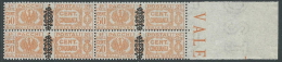 1945 LUOGOTENENZA PACCHI POSTALI 50 CENT QUARTINA MNH ** - SV14-3 - Paketmarken