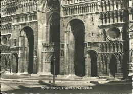 REGNO UNITO  LINCOLNSHIRE  LINCOLN   Cathedral  West Front - Lincoln