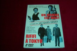 2 FILMS  DE JACQUES DERAY  ° UN HOMME EST MORT + RIFIFI A TOKYO - Politie & Thriller