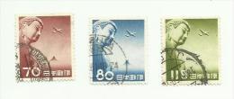 Japon Poste Aérienne N°33 à 35 Côte 1.20 Euros - Airmail