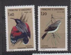 Andorre Français YV 294/5 MNH Fraicheur Postal 1981 Oiseau - Unused Stamps