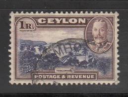 Ceylon  Scott No 274 Used   Year 1935 - Ceylan (...-1947)