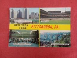 Pennsylvania> Pittsburgh  Multi View With Forbes Baseball  Stadium & Airport =   ====    ====   Ref 1726 - Pittsburgh