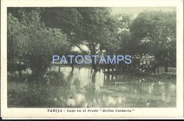 3307 BOLIVIA TARIJA CERCADO LAGO EN EL PRADO CALLES CALDERON POSTAL POSTCARD - Bolivië