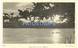 3316 BOLIVIA BENI TRINIDAD CANOA INDIA EN EL RIO POSTAL STATIONERY POSTCARD - Bolivia